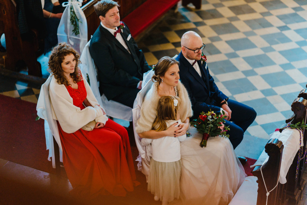 Ślub w kościele w Bukowcu k. Poledna, Kamila i Janek