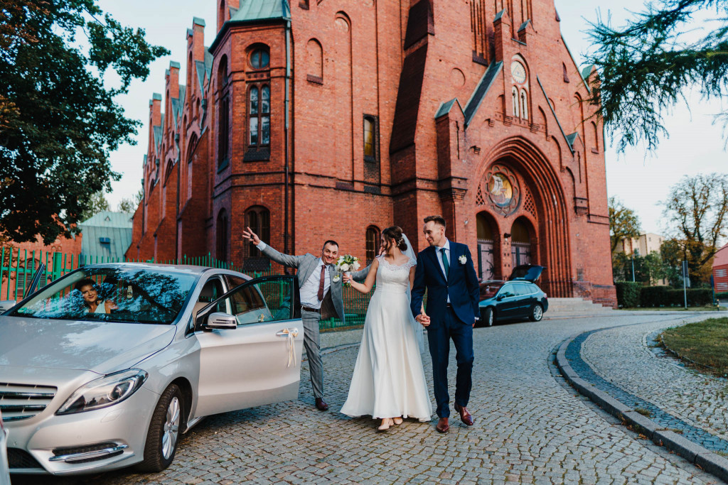 Ślub w kościele na pl. Kościeleckich w Bydgoszczy